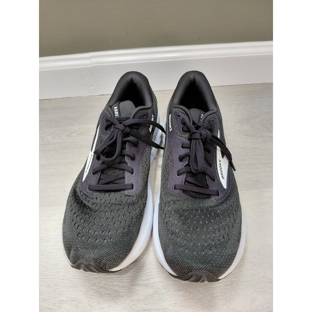 Size 9.5D- Brooks Adrenaline GTS 24 Black White Men's Sneakers - Picture 8 of 16